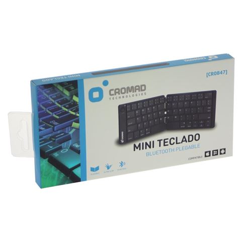 MINI TECLADO BLUETOOTH PLEGABLE CROMAD - CR0847-8