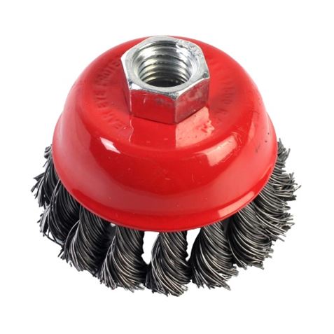 CEPILLO COPA ALAMBRE TRENZADO 65MM SINDEX - 85349