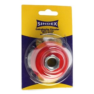 CEPILLO COPA ALAMBRE TRENZADO 65MM SINDEX - 85349-3