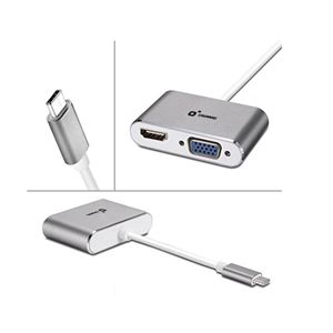 ADAPTADOR TIPO C - HDMI Y VGA CROMAD - CR0983-1